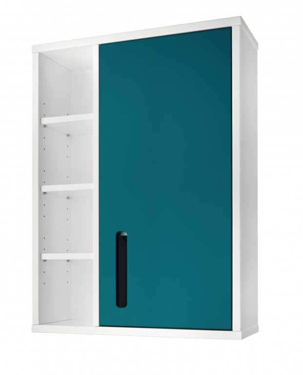 Верхний подвесной шкаф Retro 60 шкаф: (ш) 601 x (в) 800 x (г) 201 корпус: MDF - белый глянец фасад: MDF - окрашенное (лак)