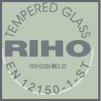 Душевая дверь Riho - толщина стекла 8 мм. Закаленноестекло в соответствии с нормой EN 12150-1-Sts с поверхностной обработкой Riho Shield