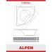 Угловая акриловая ванна Alpen (Альпен) Corona 150*150 для ванной комнаты