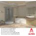 Прямоугольная акриловая ванна Alpen (Альпен) Diana (Диана) 150*70 для ванной комнаты