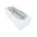 Прямоугольная акриловая ванна Alpen (Альпен) Karmenta (Кармента) 160*70 для ванной комнаты