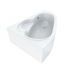 Асимметричная акриловая ванна Alpen (Альпен) Terra (Терра) 160*105 для ванной комнаты