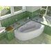 Асимметричная акриловая ванна Alpen (Альпен) Terra (Терра) 150*100 для ванной комнаты