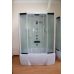 Прямоугольная душевая кабина Ammari (Аммари) AM-100 White 90*150 см для ванной комнаты