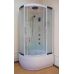 Полукруглая душевая кабина Ammari (Аммари) AM-115 White 83*110 см для ванной комнаты