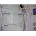 Полукруглая душевая кабина Ammari (Аммари) AM-115 White 83*110 см для ванной комнаты