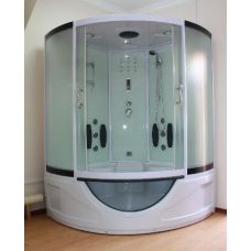Полукруглая душевая кабина Ammari (Аммари) AM-800 White 150*150 см для ванной комнаты