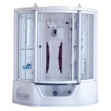 Полукруглая душевая кабина Appollo (Апполло) A-0819 138*135 см с парогенератором и гидромассажем для ванной комнаты
