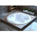Круглая ванна Astra-Form (Астра-Форм) Аврора 186*186 см из литого мрамора для ванной комнаты