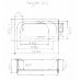 Прямоугольная акриловая ванна Bach Лаура 120*70 см для ванной комнаты