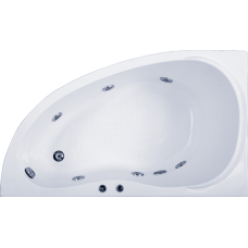Асимметричная акриловая ванна Bas (Бас) Алегра (Alegra) 150*90 для ванной комнаты