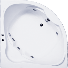 Угловая акриловая ванна Bas (Бас) Хатива (Hativa) 143*143 см для ванной комнаты