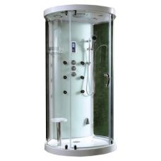 Полукруглая душевая кабина CRW (ЦРВ) AB003 110*93 см с парогенератором для ванной комнаты