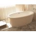 Овальная отдельностоящая ванна Aquastone Оливия 180*90 см с экраном из литого мрамора для ванной комнаты