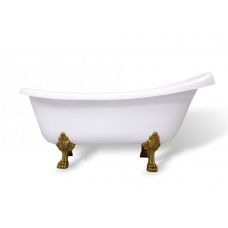 Овальная отдельностоящая ванна Aquastone Скарлет 170*70 см из литого мрамора для ванной комнаты