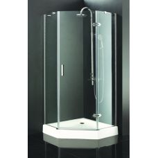 Многоугольный душевой уголок Cezares (Чезарес) Quadro (Квадро) P1 90 для ванной комнаты