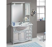 Мебель Cezares Arte Povera Star 105 Casetti Patinato Blu для ванной комнаты