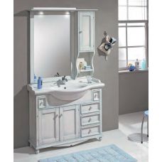 Мебель Cezares (Чезарес) Arte Povera Star 105 Casetti Patinato Blu для ванной комнаты