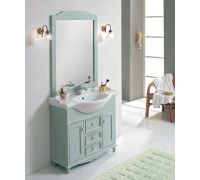 Мебель Cezares Arte Povera Star 95 Casetti Centrali Decape Verde для ванной комнаты