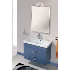 Мебель Cezares (Чезарес) Moderno Orchidea 80 Sospeso Blu Marino Metallizzato для ванной комнаты