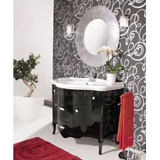 Мебель Cezares (Чезарес) New Classico Ischia 110 Nero Laccato Lucido для ванной комнаты