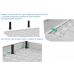 Прямоугольный душевой поддон Cezares (Чезарес) TRAY-M-A-100-35-W 100*100 см для ванной комнаты и душа