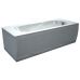 Прямоугольная ванна Esse Bioko 150*70 см из литого мрамора для ванной комнаты