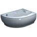 Асимметричная ванна Esse Flores 149*103 см из литого мрамора для ванной комнаты