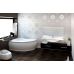 Асимметричная ванна Esse Navigare 174*112 см из литого мрамора для ванной комнаты