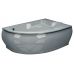 Асимметричная ванна Esse Navigare 174*112 см из литого мрамора для ванной комнаты
