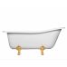 Овальная ванна Эстет (Estet) Царская 170*73 см из литого мрамора для ванной комнаты