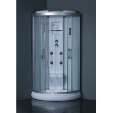 Полукруглая душевая кабина Eurosun (Евросан) S013-90L 90*90 см для ванной комнаты