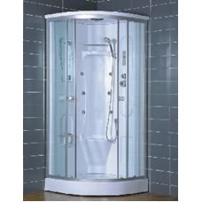 Полукруглая душевая кабина Eurosun (Евросан) S020-90L 90*90 см для ванной комнаты