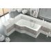 Асимметричная акриловая ванна Excellent Be Spot 160*80 см