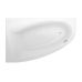 Асимметричная акриловая ванна Excellent (Экселлент) Aquaria (Аквария) Comfort 160*100 см для ванной комнаты