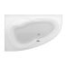 Асимметричная акриловая ванна Excellent (Экселлент) Crystal 140*95 см для ванной комнаты