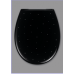 Универсальная крышка-сиденье Haro Сomo Swarovski Black для большинства унитазов