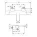 Термостатический смеситель Ideal Standard (Идеал Стандард) Attitude (Аттитьюд) A4611AA для ванны и душа в ванной комнате