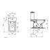 Унитаз Ideal Standard (Идеал Стандард) Calla (Калла) T306061/T306001 для ванной комнаты или туалета