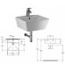 Раковина-умывальник Ideal Standard (Идеал Стандард) Cantica (Кантика) T095861/T095801 45 см для ванной комнаты