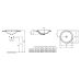 Встраиваемая раковина-умывальник Ideal Standard (Идеал Стандард) Connect E505301 48 см для ванной комнаты