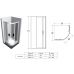 Душевая шторка Ideal Standard (Идеал Стандарт) Tipica (Типика) T2332AC 90*90 для ванной комнаты