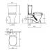 Унитаз Ideal Standard (Идеал Стандарт) Oceane Junior (Океан Джуниор) W909001 для ванной комнаты или туалета