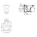 Напольный пристенный унитаз Ideal Standard (Идеал Стандарт) Playa (Плая) J492501 для ванной комнаты или туалета
