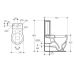 Унитаз Ideal Standard (Идеал Стандард) Small+ (Смолл+) T311201 для ванной комнаты и туалета