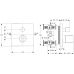 Термостатический смеситель Ideal Standard (Идеал Стандард) Ceratherm 200 New (Сератерм 200) A4662AA для душа в ванной комнате