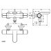 Термостатический смеситель Ideal Standard (Идеал Стандард) Melange (Меланж) A4281AA для ванны и душа в ванной комнате