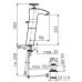Смеситель Ideal Standard (Идеал Стандард) Venice (Венис) A5353AA Vessel для раковины и умывальника в ванной комнате и туалете