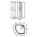 Душевая кабина IDO Showerama 8-5 90*90 см для ванной комнаты