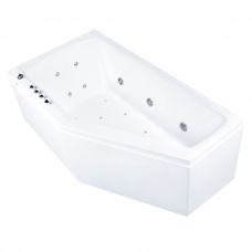 Асимметричная акриловая ванна Indeo (Индео) Manua (Мануа) 170*90 для ванной комнаты